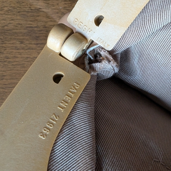 😃Vintage cream leather clutch - Picture 6 of 6